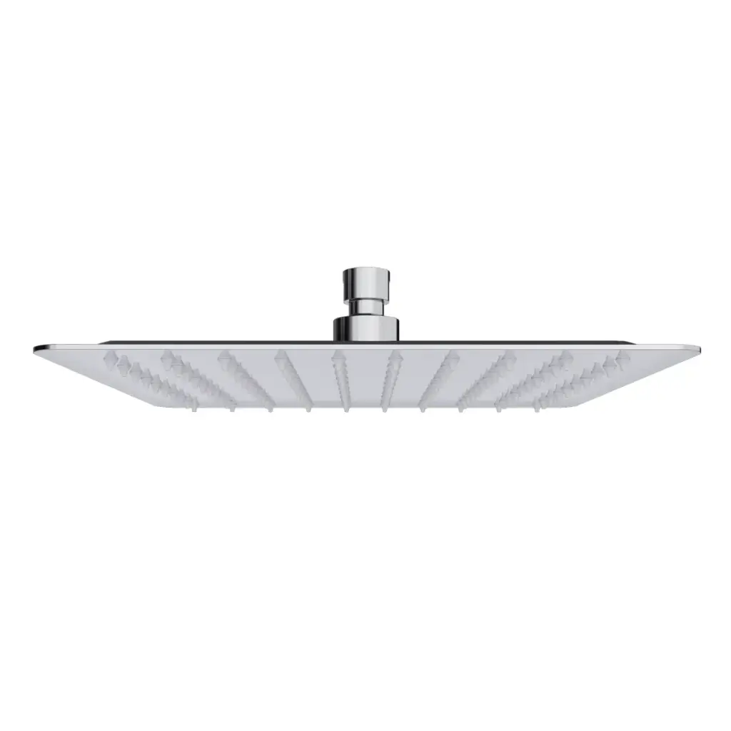 DUCHA / REGADERA DE PARED CUADRADO 10" ACERO INOX SERIE ELEMENT NEO DELGADA CROMADA REF. NVREG0835 NOVA 