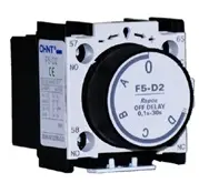 TEMPORIZADOR 0.1 - 30 SEG. 1NA - 1NC RETRASO APAGADO (OFF DELAY) MOD. F5-D2  REF. 20300060 MARCA CHINT
