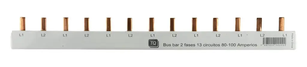 BARRA 2F 13 CIRCUITOS DE CONEXIÓN MOD. TQ-EGB13 REF. 22001030 MARCA CHINT