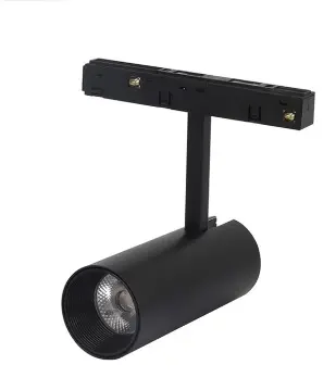 LAMPARA LED INTEGRADA TIPO BALA 7W 4000K 48V 560 LUMENS NEGRO P/RIEL MAGNETICO REF. AL-MRL104-7WD / 11688 MARCA ANGEL LIGTH