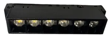 LAMPARA LED LINEAL 6 W 4000 K 48 V 480 LUMENS P/ RIEL MAGNETICO NO DIMEABLE 132 X 23 MM REF.  AL-MRL102-6WD / 11693 ANGEL LIGHT