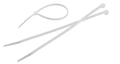 AMARRA CABLE/ TIRRAP/ CINCHOS DE NYLON 4.8 X 400 MM BLANCO BOLSA 100 PZAS REF. 50112 MARCA TOLSEN