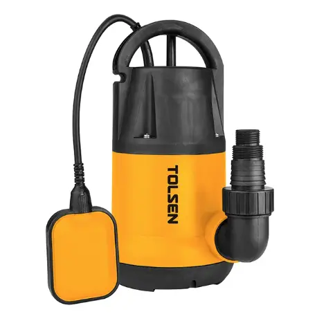 BOMBA SUMERGIBLE A / LIMP DE PLASTICO 1" 1/2 HP ALTURA 5 MT REF. 79850 MARCA TOLSEN 