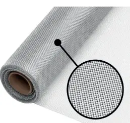 MALLA MOSQUITERO GALVANIZADA 1.2 MTR X 25 MTR ( ROLLO ) COLOR ALUMINIO MARCA TOLSEN