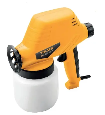 PISTOLA ELECTRICA P/PINTAR / PULVERIZADORA 110 W CON DEPOSITO 800 ML 1 AMP 110 V REF. 79778 MARCA TOLSEN 