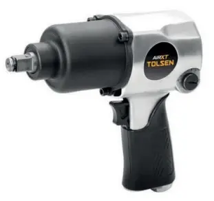PISTOLA / LLAVE DE IMPACTO NEUMATICA 1/2" 90 PSI ENT. AIRE 1/4" NPT 120 L/MIN 7500 RPM 640 NM REF. 72300 TOLSEN
