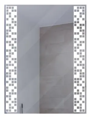 ESPEJO DE BAÑO RECTANGULAR MULTIFRAME 80 X 60 CM BASICO REF. 00403004 MARCA PIERROT