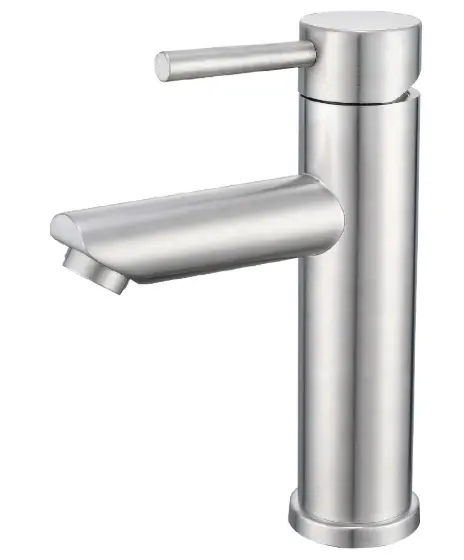 GRIFERIA PARA LAVAMANOS SERIE ECO DE 20 CM SATIN AGUA F/C REF. 14.400.2005 MARCA QUALITY METAL