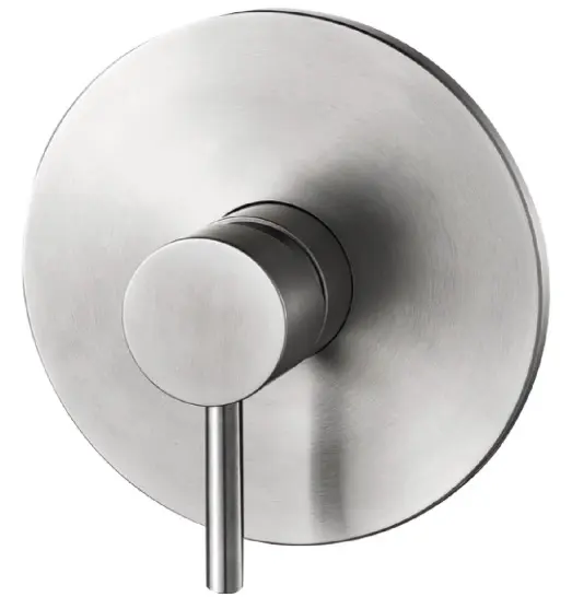 GRUPO PARA DUCHA MONOMANDO REDONDA 1 FUNCION SERIE ECO COLOR SATIN REF. 14.400.2007 MARCA QUALITY METAL