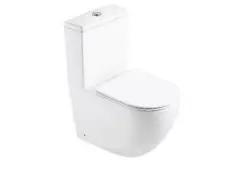 WC TAZA METEORA RIMLESS ARRASTRE CARGA DUAL NOIR COLOR BLANCO REF. NV-WC1891+WC1892 MARCA NOVA