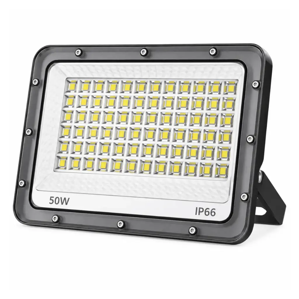 REFLECTOR LED 50W 3 TONOS 3000K-4000K-6000K IP66 100-305V 5000LM SERIE NOVA G2 C/ SELECTOR C/GRIS REF. NVR50 MARCA ILUMINAK