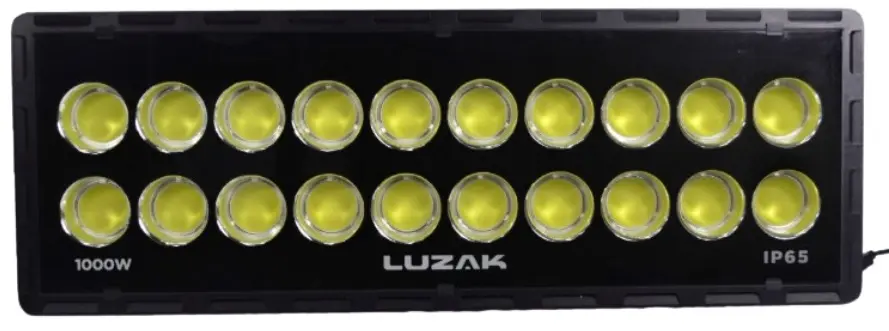 REFLECTOR LED 1000W 6500K IP65 100-277V 95000LM SERIE ECOPOW  C/NEGRO REF. KEP1000 MARCA LUZAK