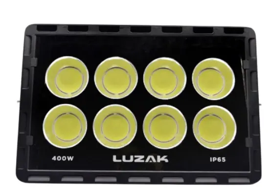 REFLECTOR LED 400W 6500K IP65 100-277V 40000LM SERIE ECOPOW C/NEGRO REF. KEP400 MARCA LUZAK