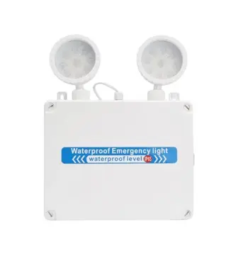 LAMPARA / LUMINARIA DE EMERGENCIA 650LM 10W 6500K 110-220V 4.500mAh (DURACION 3 HORAS) 2 FOCOS REF. JEL01 MARCA LUZAK