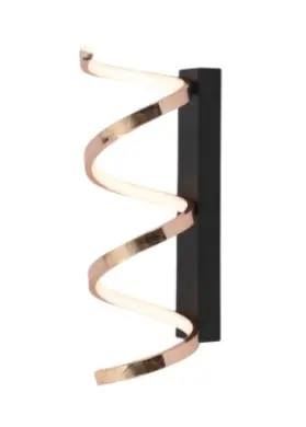 APLIQUE DE PARED TREND L13 12W 3 CCT 85-265V IP20 NEGRO REF. SXA13 MARCA ILUMINAK
