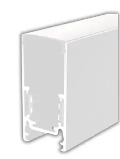 RIEL TRACK LIGHT MAGNETICO SUPERFICIAL 2 MT X 6 CM X 4.5CM BLANCO 48 V REF. LSE2MWH MARCA ILUMINAK