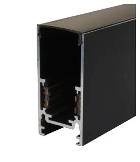 RIEL TRACK LIGHT MAGNETICO SUPERFICIAL 2MT X5CMX 4.5CM NEGRO 48V REF. LSE2M MARCA ILUMINAK
