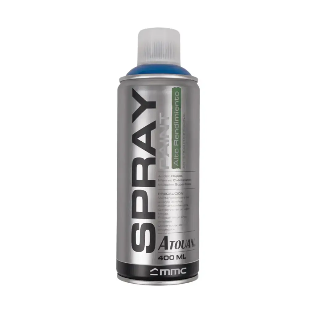 SPRAY AERESOL ESMALTE COLOR AZUL MEDIO DE 400 ML REF 1807024 / 670036 MARCA ATOUAN