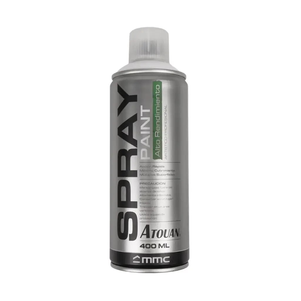 SPRAY AERESOL ESMALTE COLOR BLANCO MATE DE 400 ML REF 1807032 / 670050 MARCA ATOUAN
