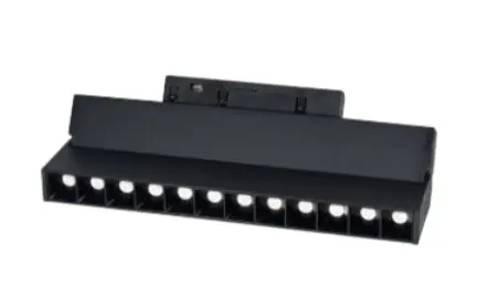 LAMP. LED MULTISPOT ORIENT. COLMENA 6W 48V 4500K  P/RIEL MAG. NEGRO REF. LSFP6WN ILUMINAK