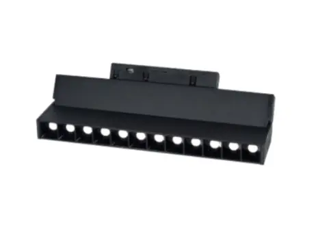 LAMP. LED MULTISPOT ORIENT. COLMENA 6W 48V 3500K 115X105X20MM NEGRO P/RIEL MAG. REF. LSFP6WW ILUMINAK