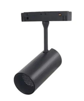 LAMPARA LED INTEGRADA T/ BALA 12 W 4500 K 48V 48X18MM P/ RIEL TRACK LIGHT MAGNETICO NEGRO REF. LSTR12WN ILUMINAK