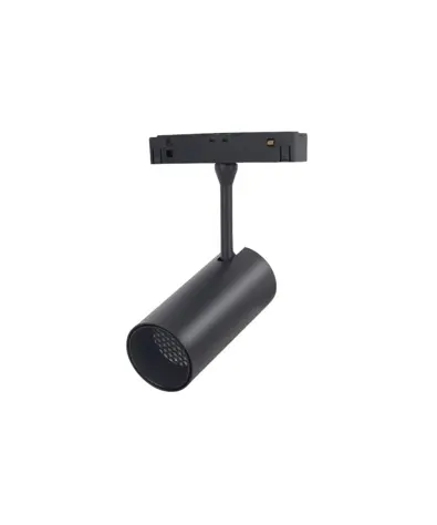 LAMPARA LED INTEGRADA T/ BALA 7 W 4500 K 48V P/ RIEL TRACK LIGHT NEGRO REF. LSTR7WN ILUMINAK