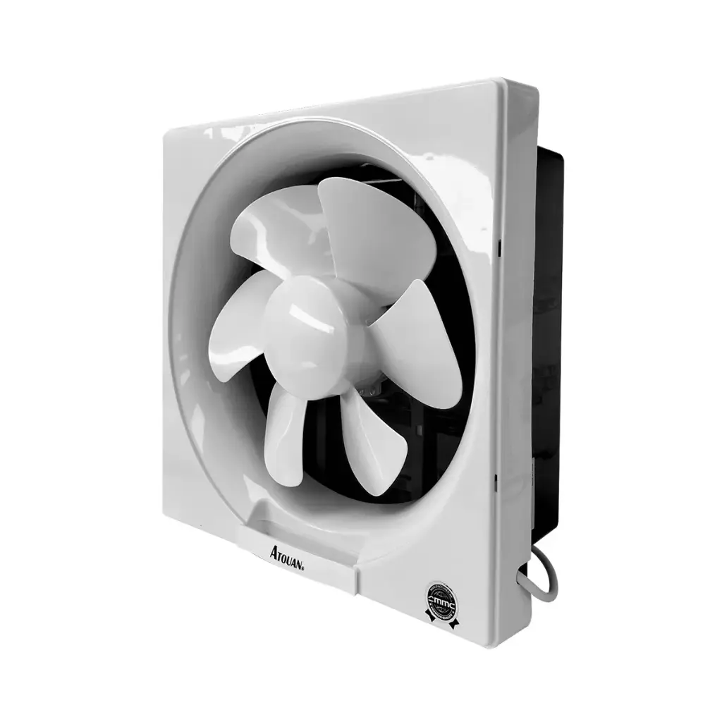 EXTRACTOR DE AIRE DE 10" 110V PLASTICODE DE PARED P/ EMPOTRAR COLOR BLANCO REF. 1101020 / 671507 MARCA ATOUAN