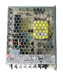 TRANSFORMADOR / DRIVER DE ENERGIA / FUENTE DE PODER 24V 100W 100-240V MEANWELL REF. MWLRS100 / LRS-100-24 MARCA ILUMINAK