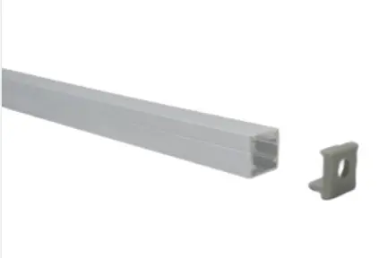 PERFIL DE ALUMINIO SUPERFICIAL ALTO P/ CINTA LED 10X10MM 3 MTS REF. FXL1010M MARCA ILUMINAK