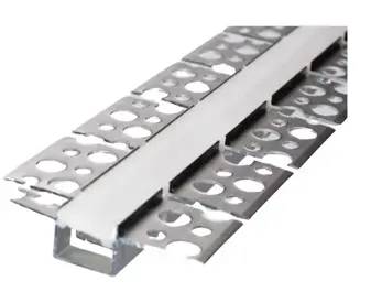 PERFIL DE ALUMINIO FLEXIBLE PARA EMPOTRAR CINTA LED 20MM 3 MTS REF. FX20 MARCA ILUMINAK