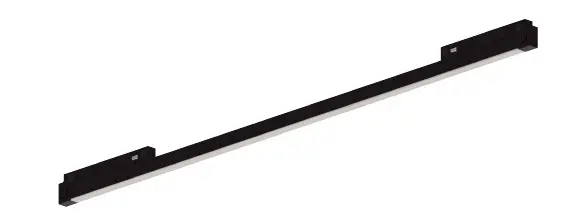 LAMPARA LED LINEAL 9 W 24 V 3CCT COLOR NEGRO P/ RIEL TRACK LIGHT 300MM REF. MS12 MARCA ILUMINAK
