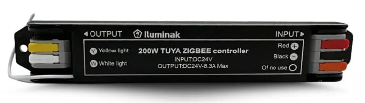CONTROLADOR / DRIVER DE ENERGIA 24 V 200 W IP20 160X25X20MM ZIGBEE NEGRO REF. MS30 MARCA ILUMINAK