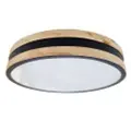 PLAFON DECORATIVO MILAN LED 36 W 3CCT 5.5 X 31 X 31 CM MADERA-NEGRO REF. 00103137 MARCA PIERROT 