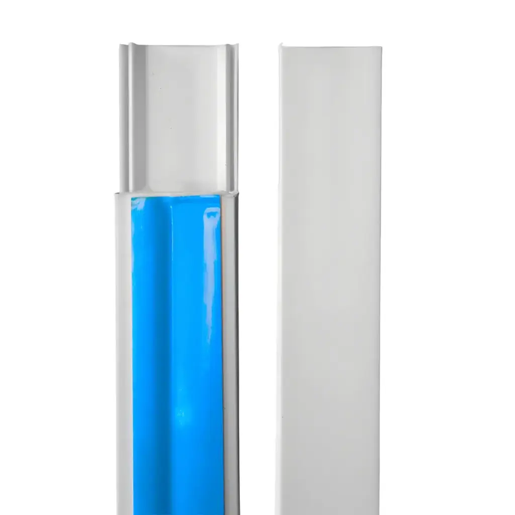 CANALETA DE PVC CON ADHESIVO 10 X10 MM 2 MTS REF. 1005014 MARCA ATOUAN