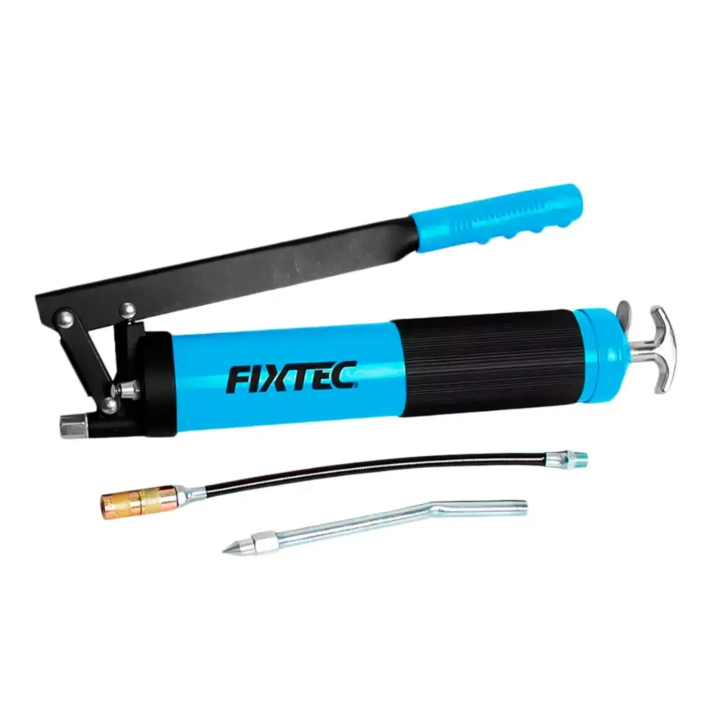 ENGRASADORA TIPO PALANCA DE 14OZ / 400GR C/PICO FLEXIBLE/ RIGIDO 6" REF. FHGG1401 / 1301005 / 444119 MARCA FIXTEC