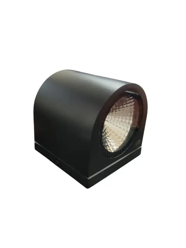 APLIQUE DE PARED LED INTEGRADO 7W 4000K 100-285V IP65 SUPERFICIAL CILINDRO NEGRO REF. LPWL-WG207-YB MARCA LIPER