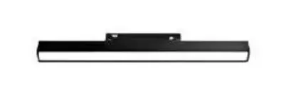 LAMPARA LINEAL DIFUSA 10 W 48V 3000K 304 X 22 X 45 MM P/RIEL MAGNETICO NEGRO REF. LIPER