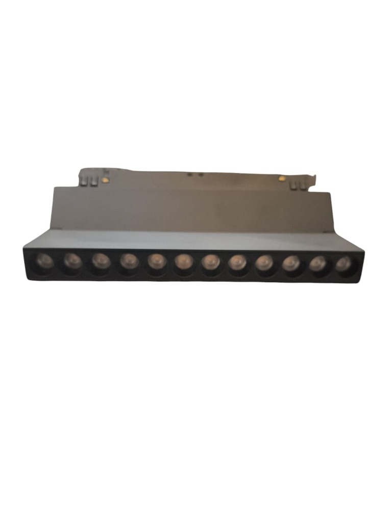 LAMPAR LED MULTISPOT ORIENT. COLMENA 18W 48V 3000K 22 X9X2.2CM NEGRO P/RIEL MAGNET. REF. LP-CX-20CB-ZD18 MARCA LIPER 