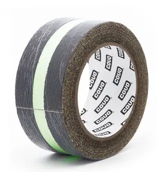 CINTA ANTIRRESBALANTE SAFETY 2" X 5 MTS (ROLLO) FOTOLUMINISCENTE REF. CV-AST50X5-LS / 11401 MARCA COVO