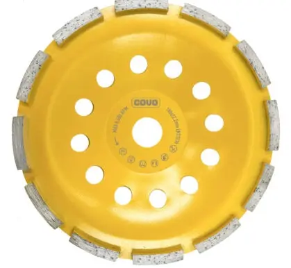 DISCO DE CORTE DIAMANTADO SEGMENTADO 7" DE COPA  PARA MÁRMOL, GRANITO, CONCRETO, LADRILLO, CERÁMICA Y DESBASTAR REF. CV-GD-5180 / 13417 MARCA COVO 