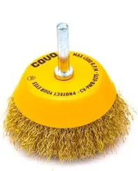 CEPILLO COPA ALAMBRE ONDULADO 3" X 1/4" REF. CV-9WB-0375 / 8184 MARCA COVO