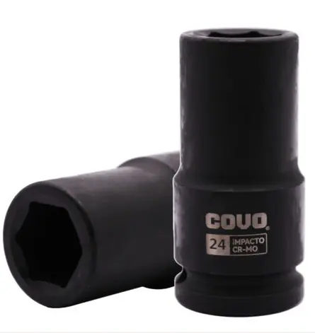 DADO DE IMPACTO 1" 24MM CUADRO 3/4" 6 PUNTAS REF. CV-DIS-34-24 / 12300 MARCA COVO