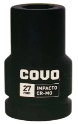 DADO DE IMPACTO 1" 27MM CUADRO 1" 6 PUNTAS REF. CV-DIS-27 / 12307 MARCA COVO