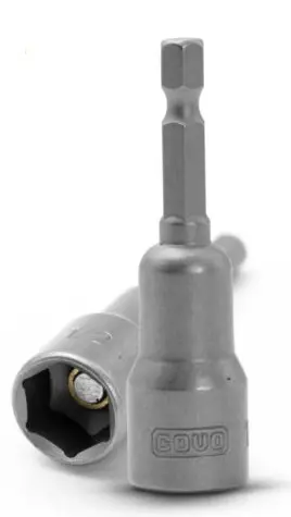 DADO DE IMPACTO 1/2"X2 9/16" MAGNETICO EXAGONAL 3PZAS REF. CV-MNS-1-2 / 12634 MARCA COVO