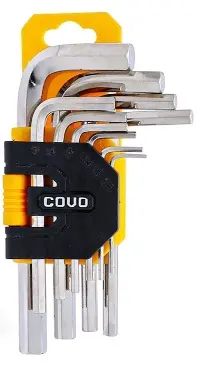 JUEGO DE LLAVE ALLEN 10 PZAS (MILIMETRICAS) REF. CV-HK-1 / 8796 MARCA COVO