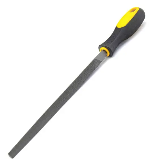 LIMA TRIANGULAR 8" CON MANGO REF. CV-FL-018T / 9046 MARCA COVO