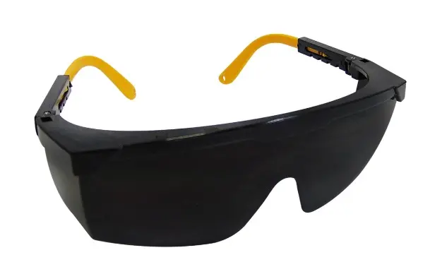 LENTES / ANTEOJOS DE SEGURIDAD AJUSTABLES OSCUROS REF. CV-GA-04 / 9279 MARCA COVO