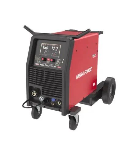 MAQUINA DE SOLDAR MULTIPROCESO 257 AMP 220 V TIG / MIG / PINZA ELECT. / TIERRA C/RUEDAS REF. K69089-2 / COD. 857996 / 76569 MARCA LINCOLN