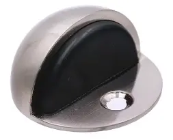TOPE DE SEGURIDAD /FRENO PARA PUERTA T/ CODO DE PISO 2" SANTINADO REF. CV-DS02-SN / 12457 MARCA COVO